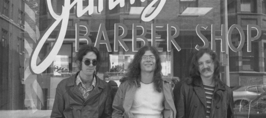 The Luther Allison Band 1972 with Paul White, Randy Joe Fullerton, and Jimi Schutte (photo courtesy of Fat Richard Drake